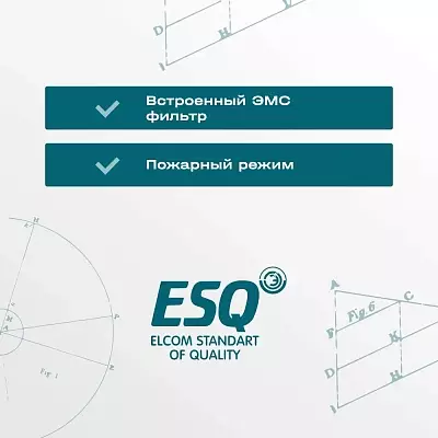 Частотный преобразователь ESQ-760-2S-0040 4/5.5 кВт, 220В