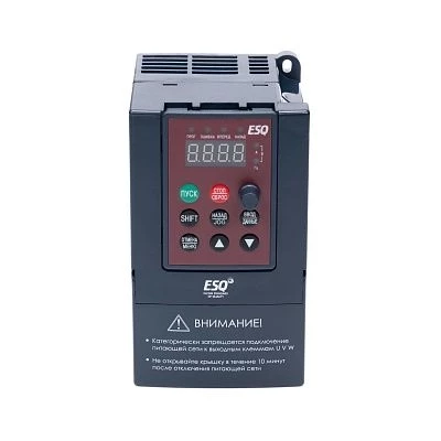 Частотный преобразователь ESQ-A200-2S0015 1.5кВт 200-260В (для однофазного двигателя)